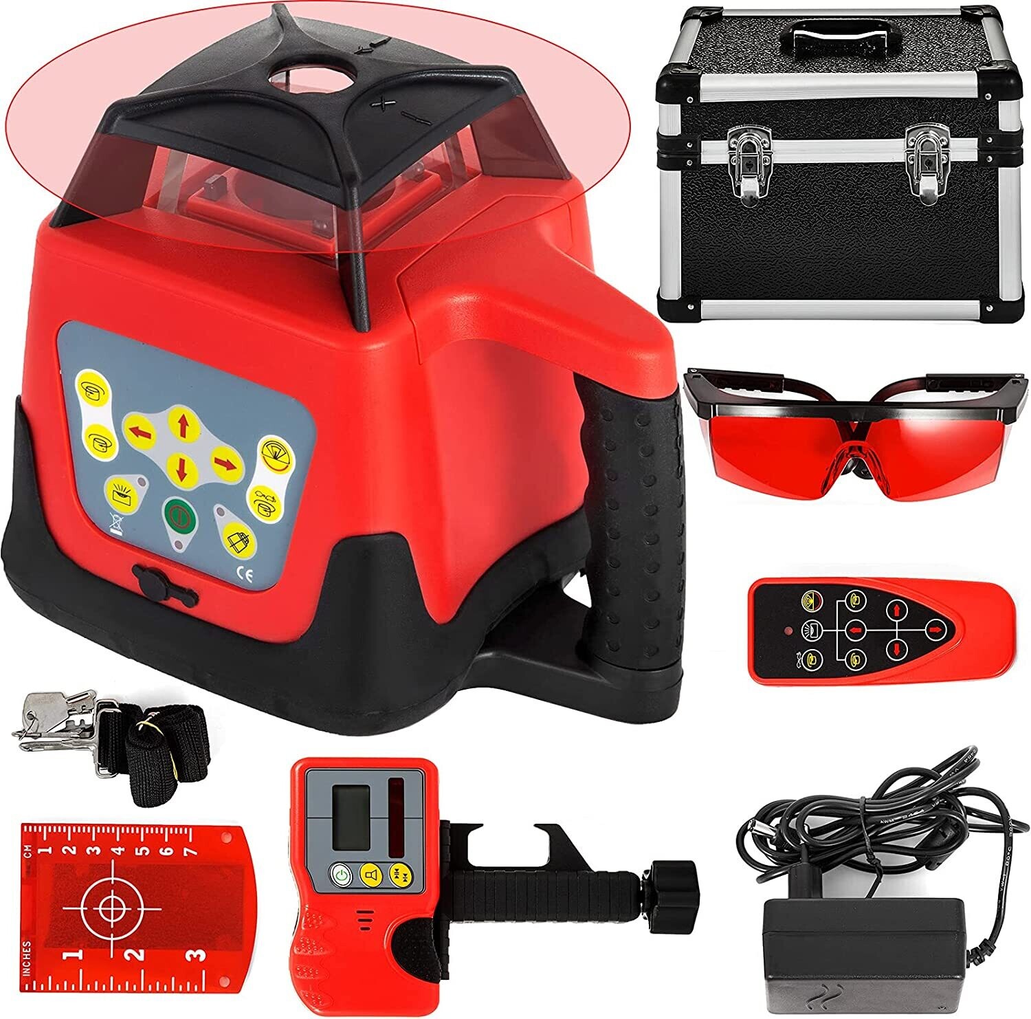 Self-Leveling Rotary Automatic Laser Level – Green Laser Aluminium &amp; Plastic Construction