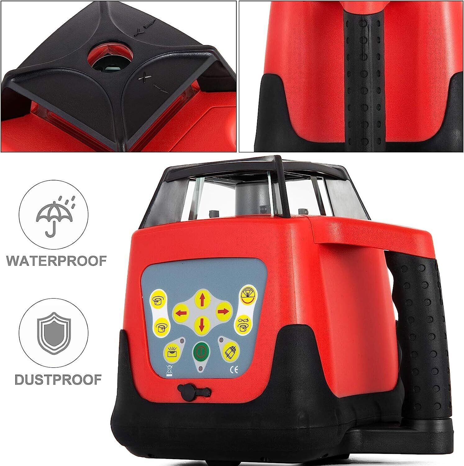 Self-Leveling Rotary Automatic Laser Level – Green Laser Aluminium &amp; Plastic Construction