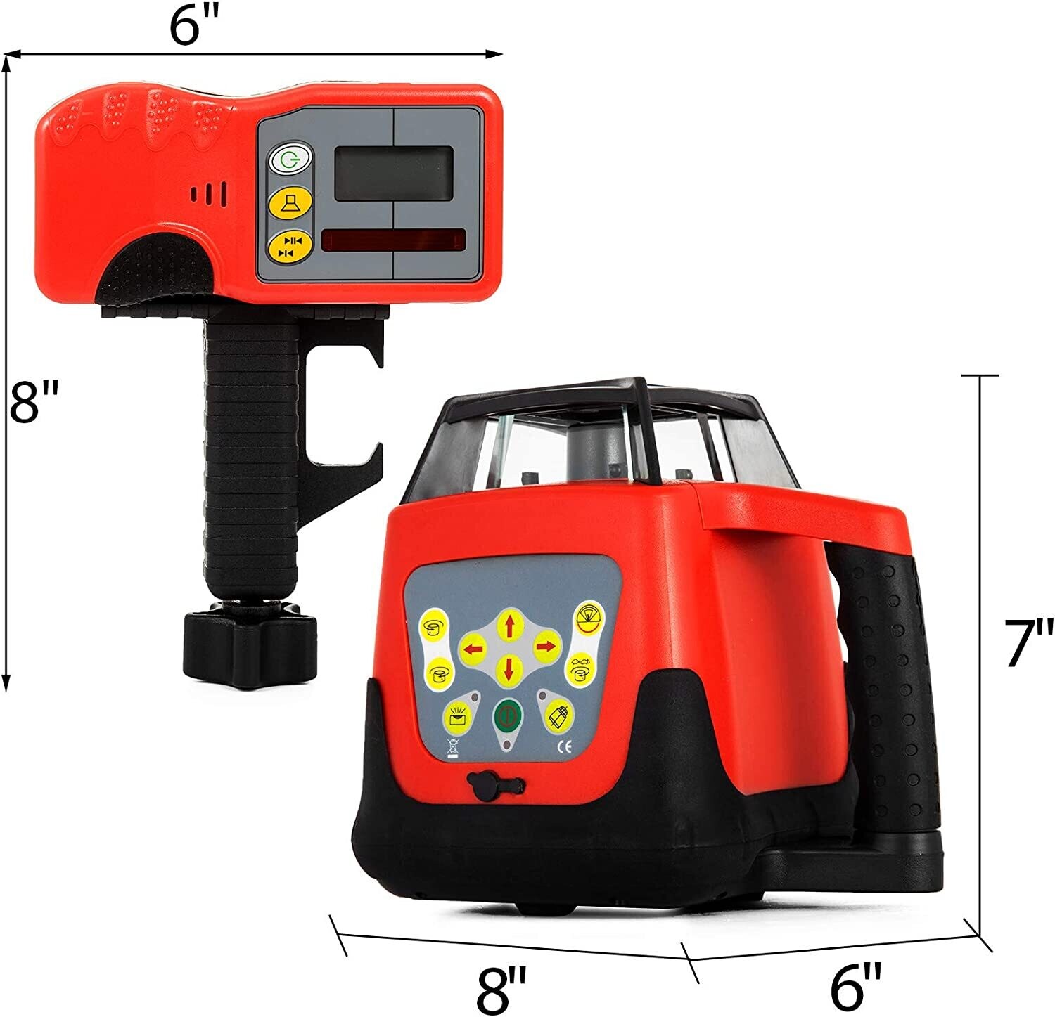 Self-Leveling Rotary Automatic Laser Level – Green Laser Aluminium &amp; Plastic Construction