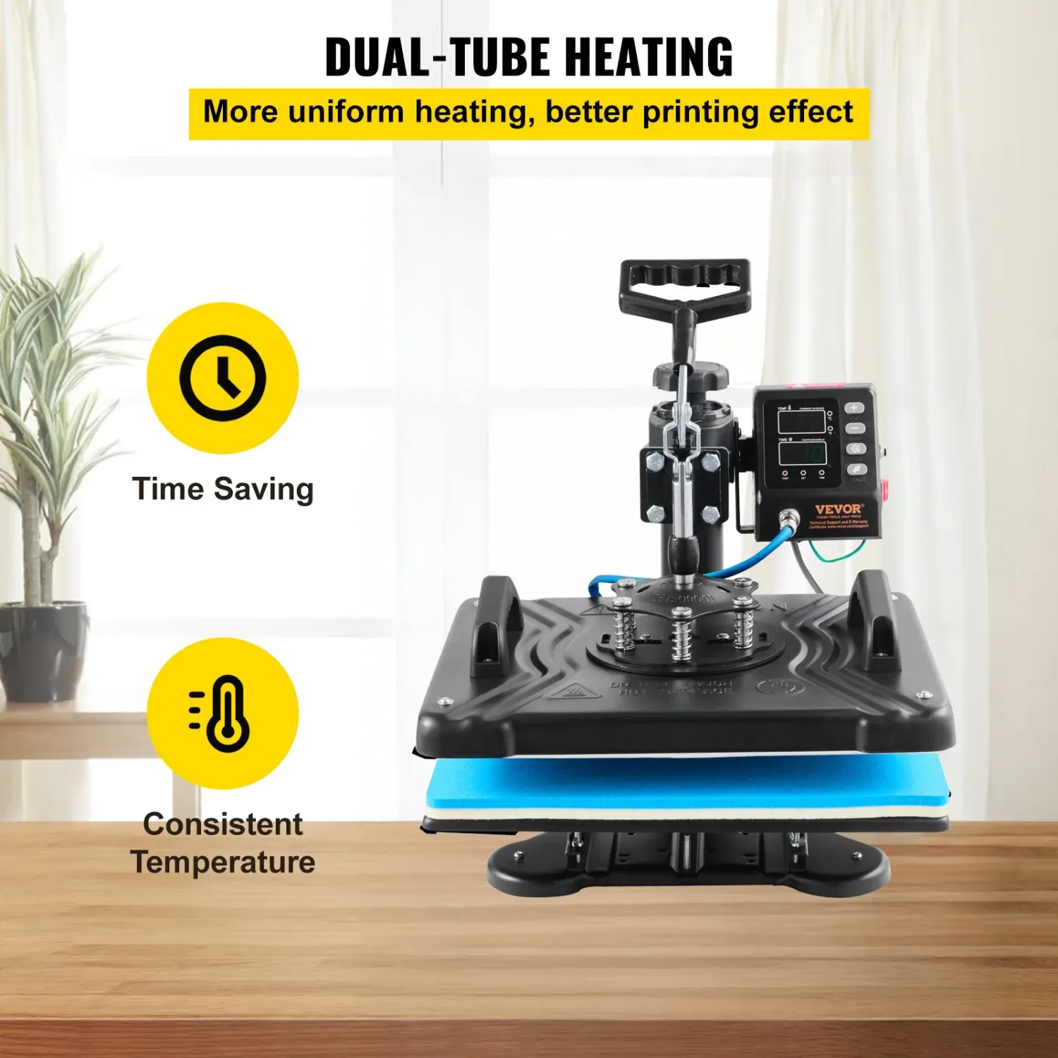 Swing-Away 10-in-1 Heat Press Machine – T-Shirt, Mug, Hat &amp; Pen Press