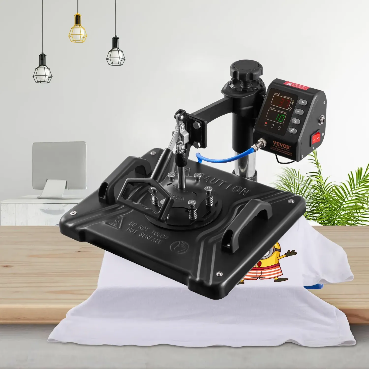 Swing-Away 10-in-1 Heat Press Machine – T-Shirt, Mug, Hat &amp; Pen Press