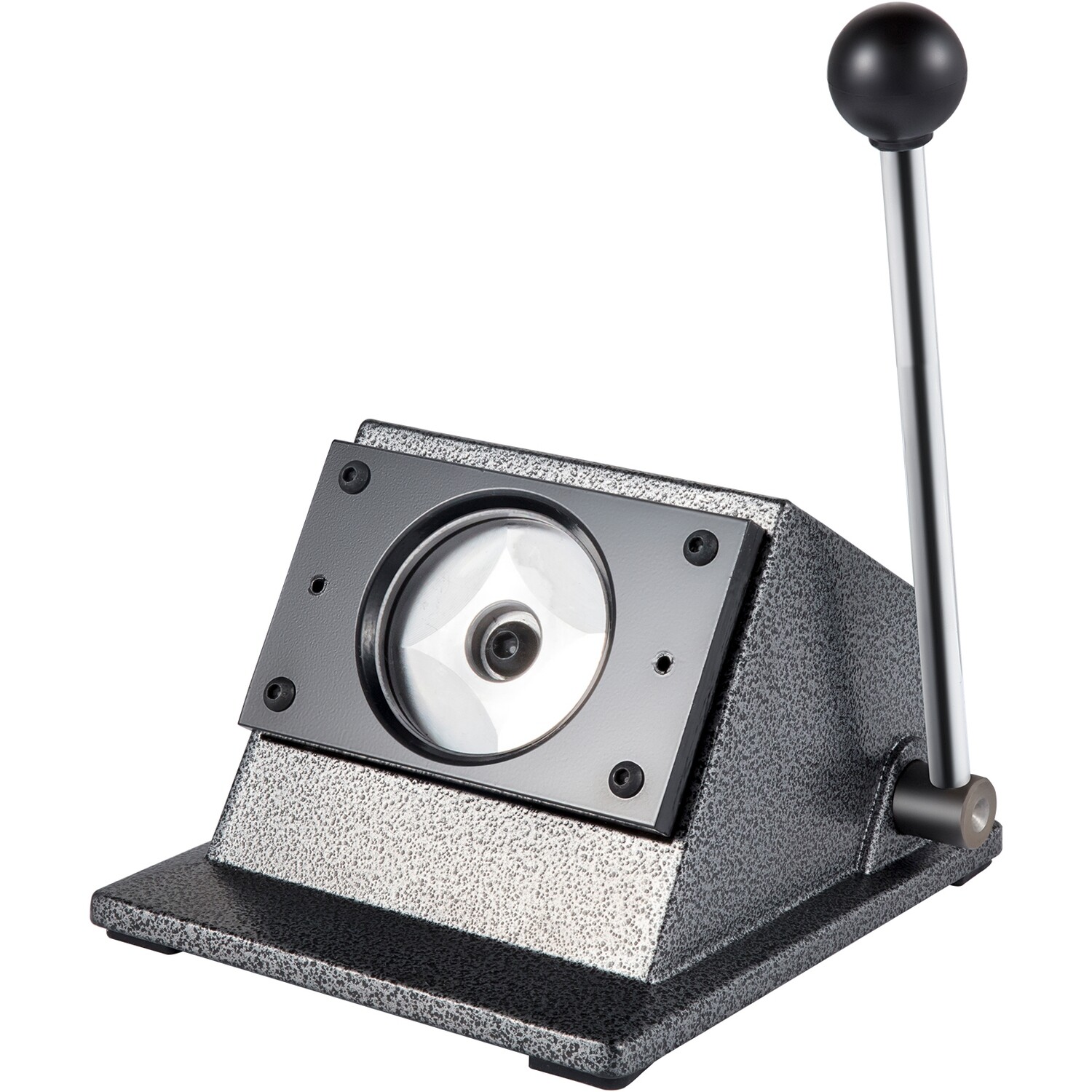 3" / 75mm Button Maker with Manual Round Punch Die - Ideal for Creating Custom Buttons and Badges - Durable, Easy-to-Use Machine for Graphics, Promotions, Events, and DIY Projects