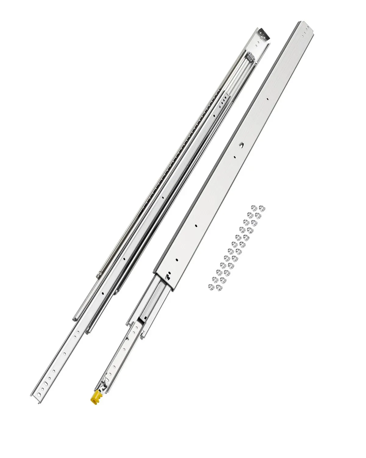 Locking Drawer Slides Ball Bearing 500LBS Capacity