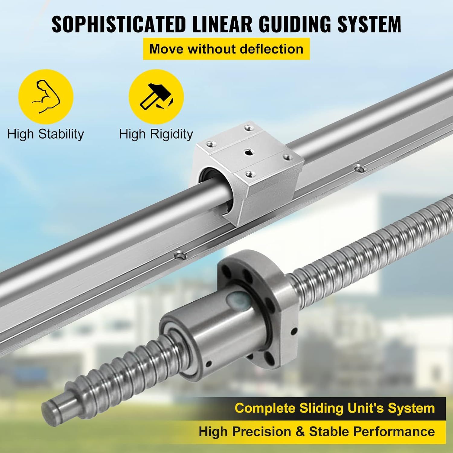 Set of Complete SBR20 Linear Rail &amp; RM1605 Ball Screw Kit – CNC Motion System