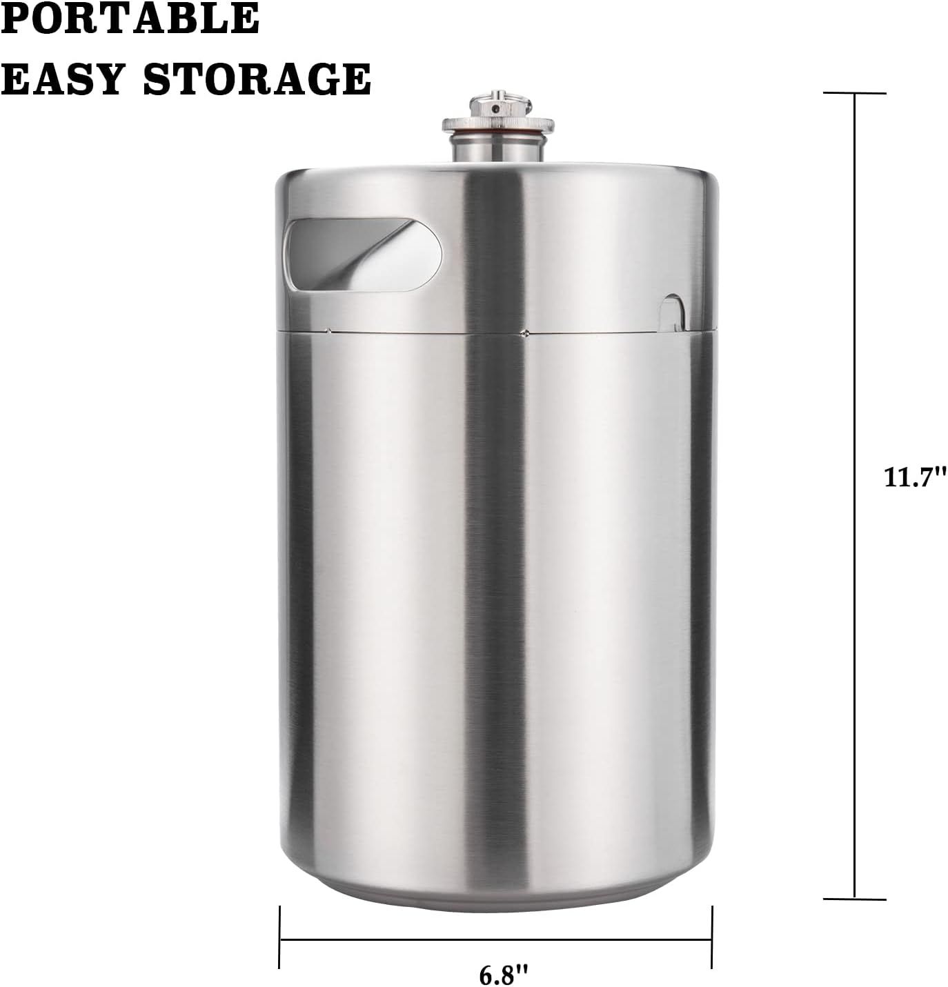 Mini Beer Keg 5 Litre Portable Brewing Growler