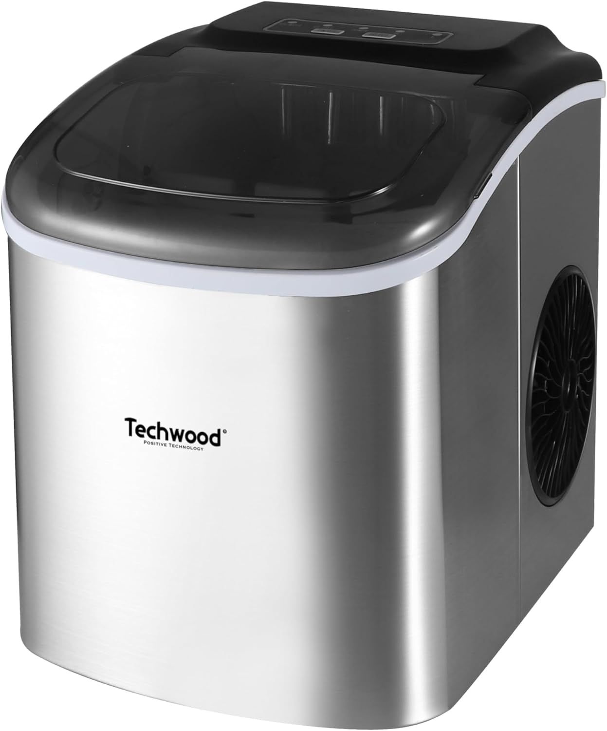 12kg Portable Stainless Steel Ice Maker (1.3L)