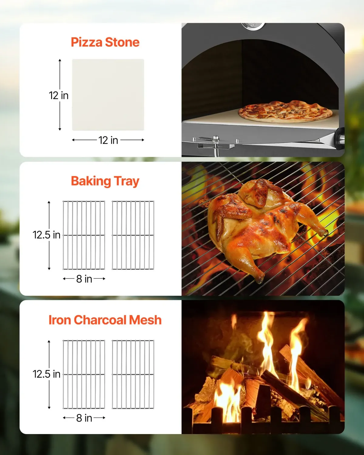 Portable 12-Inch Outdoor Pellet Pizza Oven – Portable Wood-Fired Pizza Maker