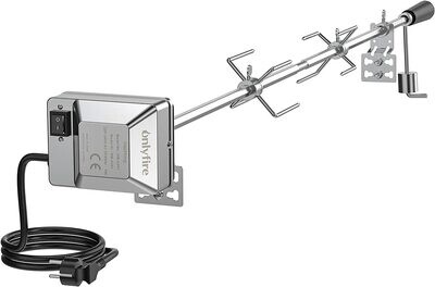 Universal Barbecue Skewer Set with EU Electric Motor Holder