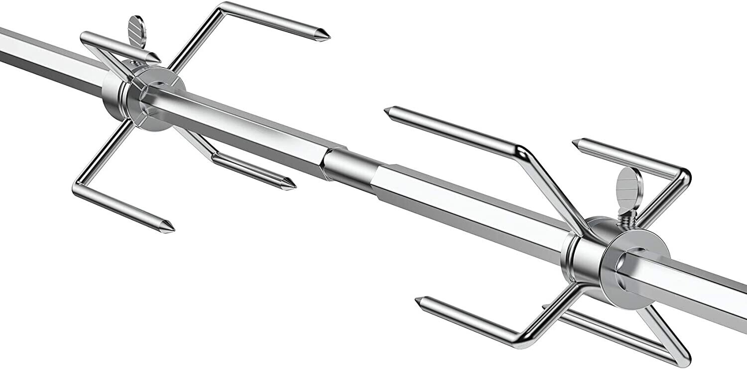 Universal Barbecue Skewer Set with EU Electric Motor Holder