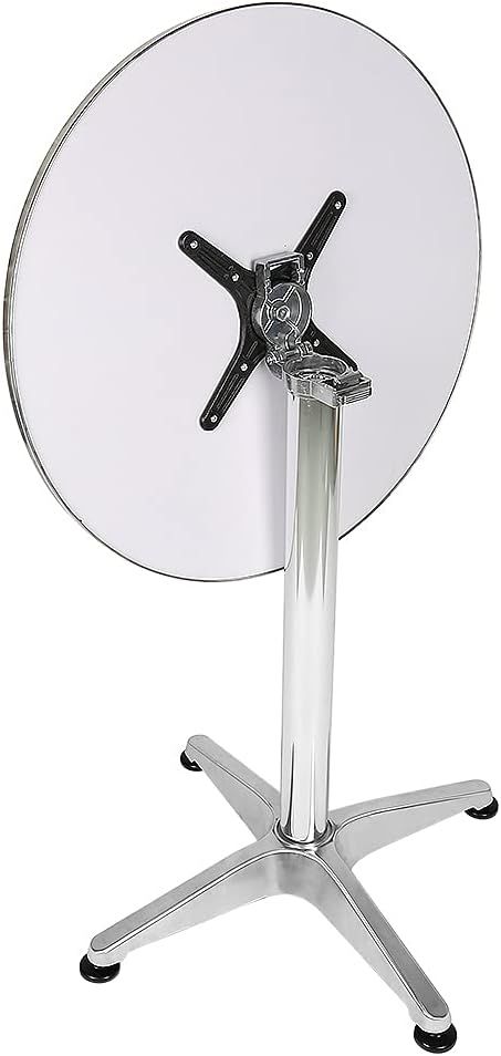 Round, height-adjustable, Bistro Bar Table – 60cm Tabletop with Gas-Lift Height Adjustment