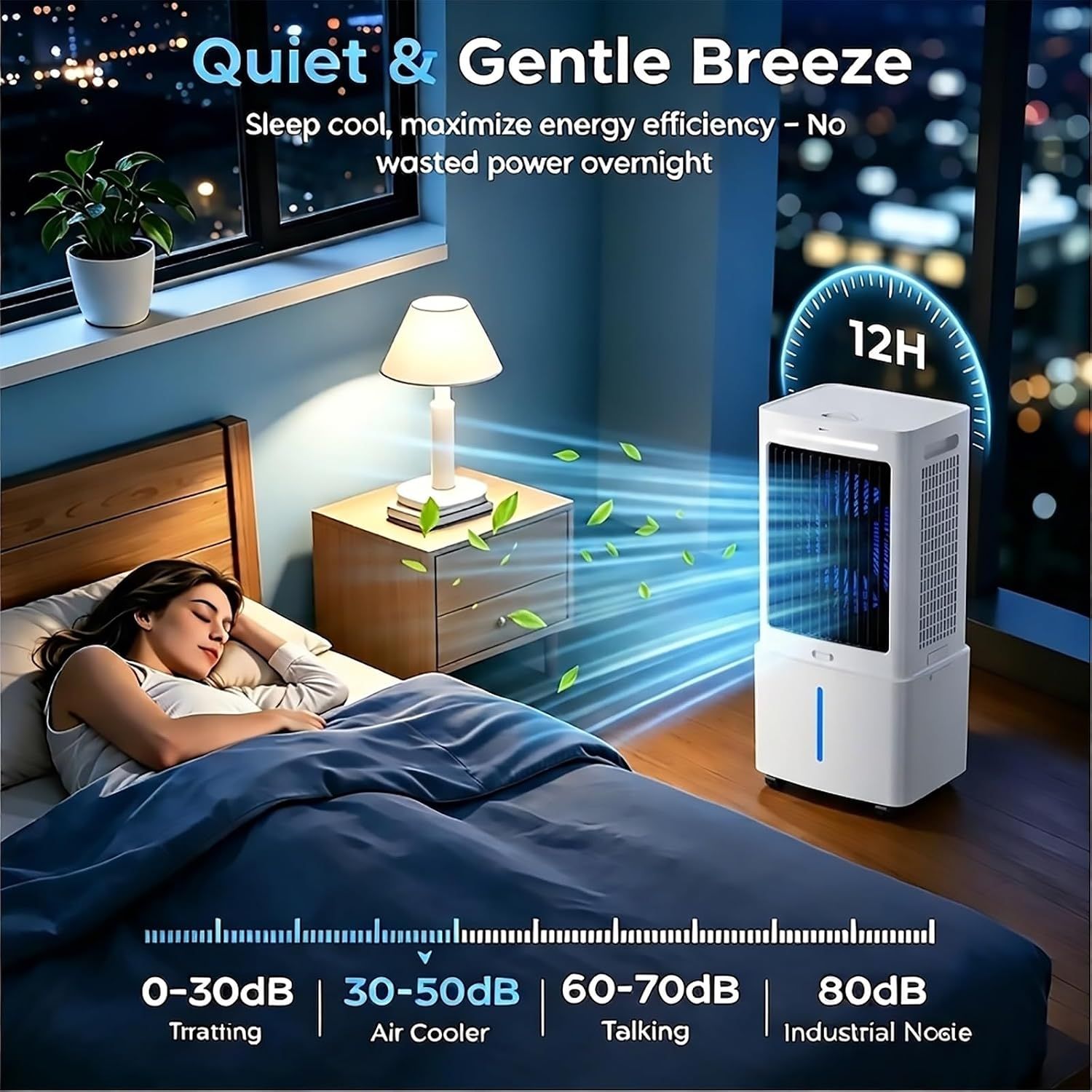 Air Cooler Portable Fan 12L Evaporative