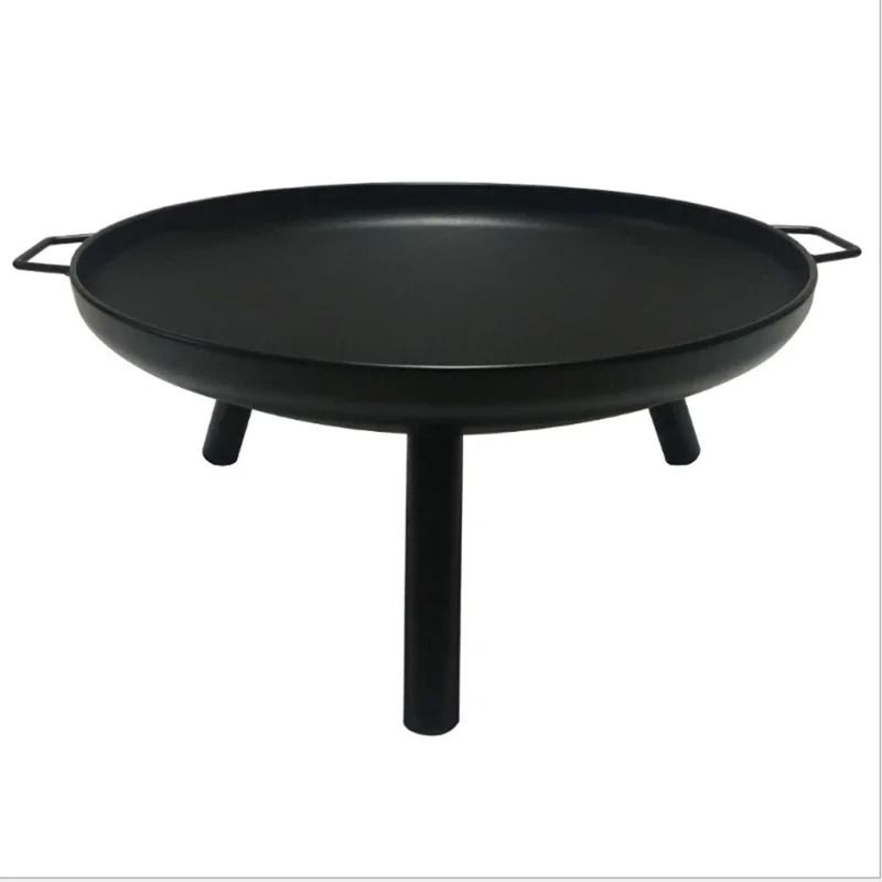 Charcoal Log Wood Outdoor Fire Pit, Garden Patio Heater for Backyard, BBQ, and Outdoor Heating