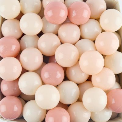 Ball Pit Balls 100PCS Multicoloured Soft Plastic Play Balls with Carry Bag