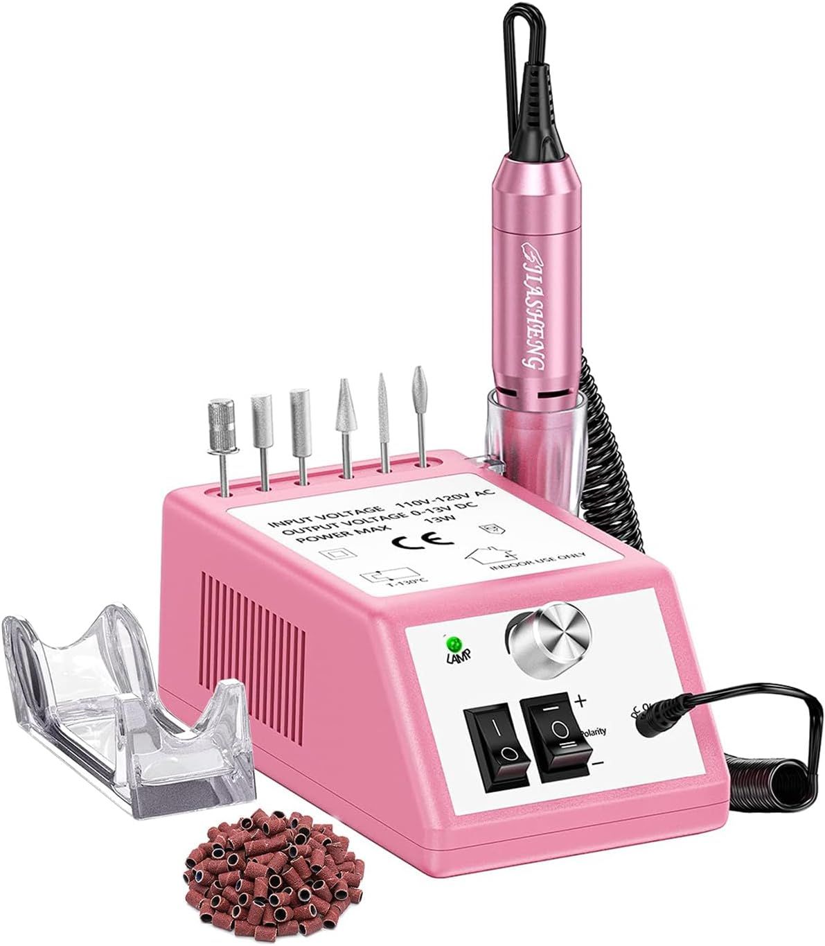 Professional Electric Nail Drill Machine – 20,000 RPM Manicure &amp; Pedicure Kit