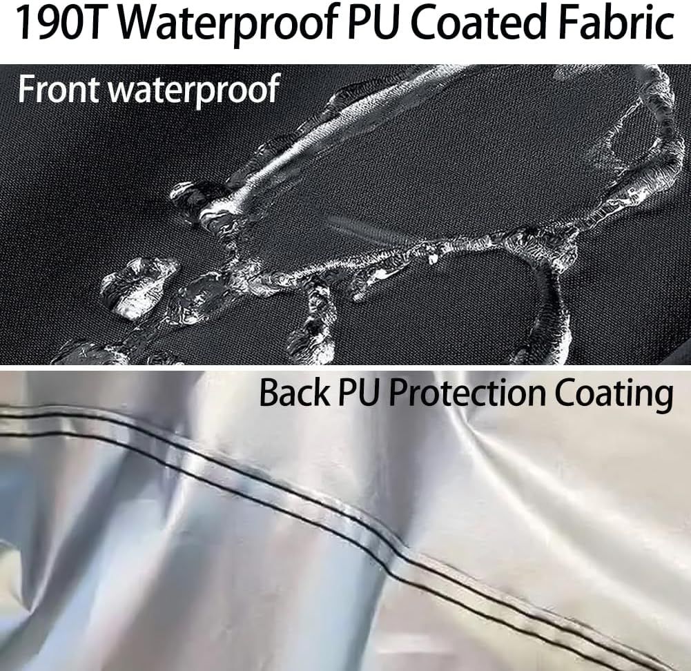 Waterproof Bicycle &amp; Motorcycle Cover – Black, 210D Oxford Fabric