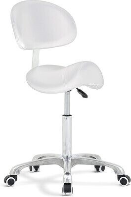 Adjustable Hydraulic Saddle Stool Beauty Chair