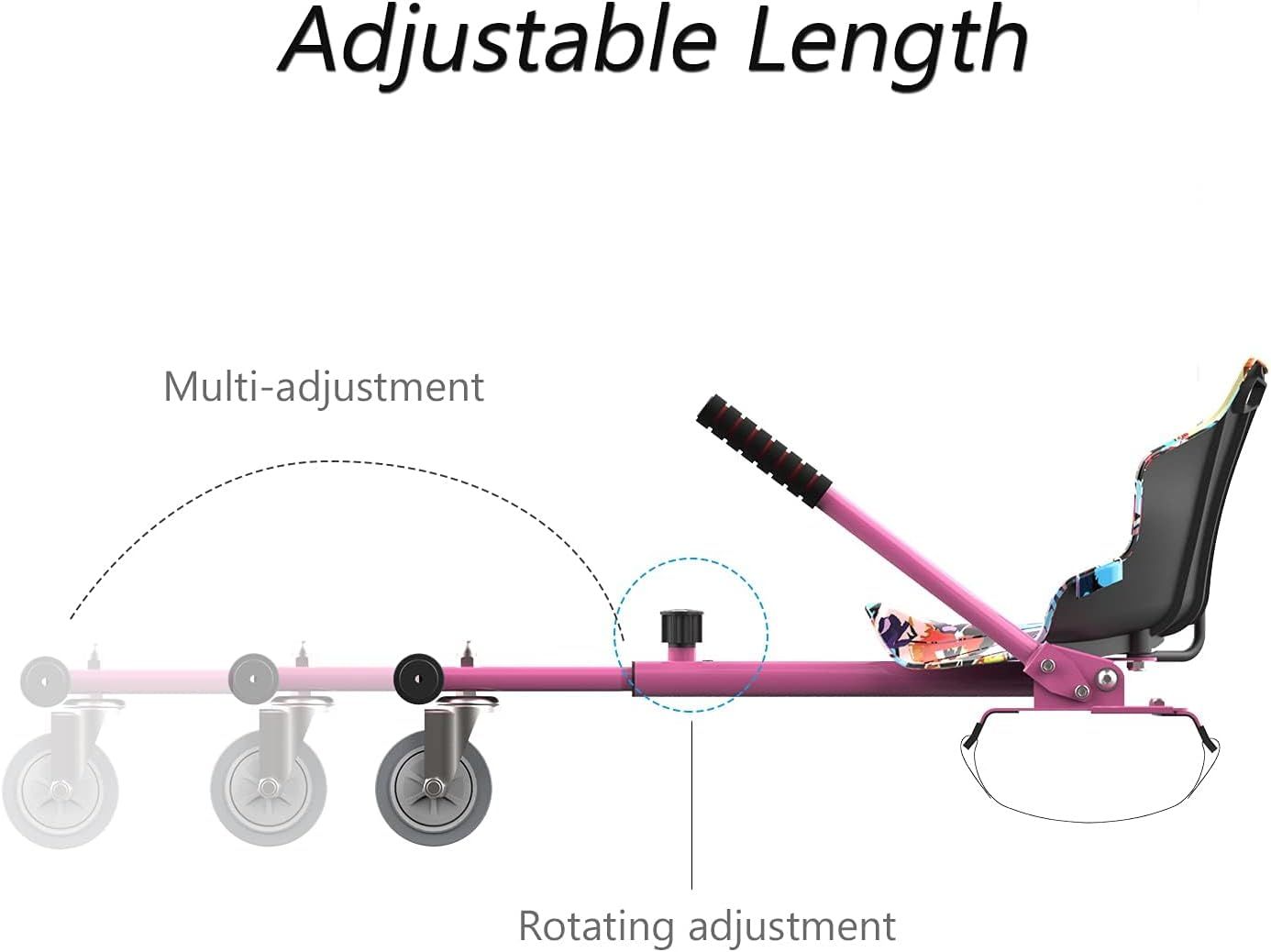 Hoverkart Seat Attachment for 6.5-10" Hoverboard