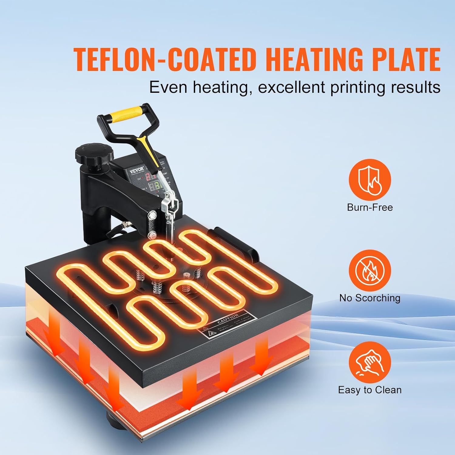 Versatile 15" Industrial Heat Press