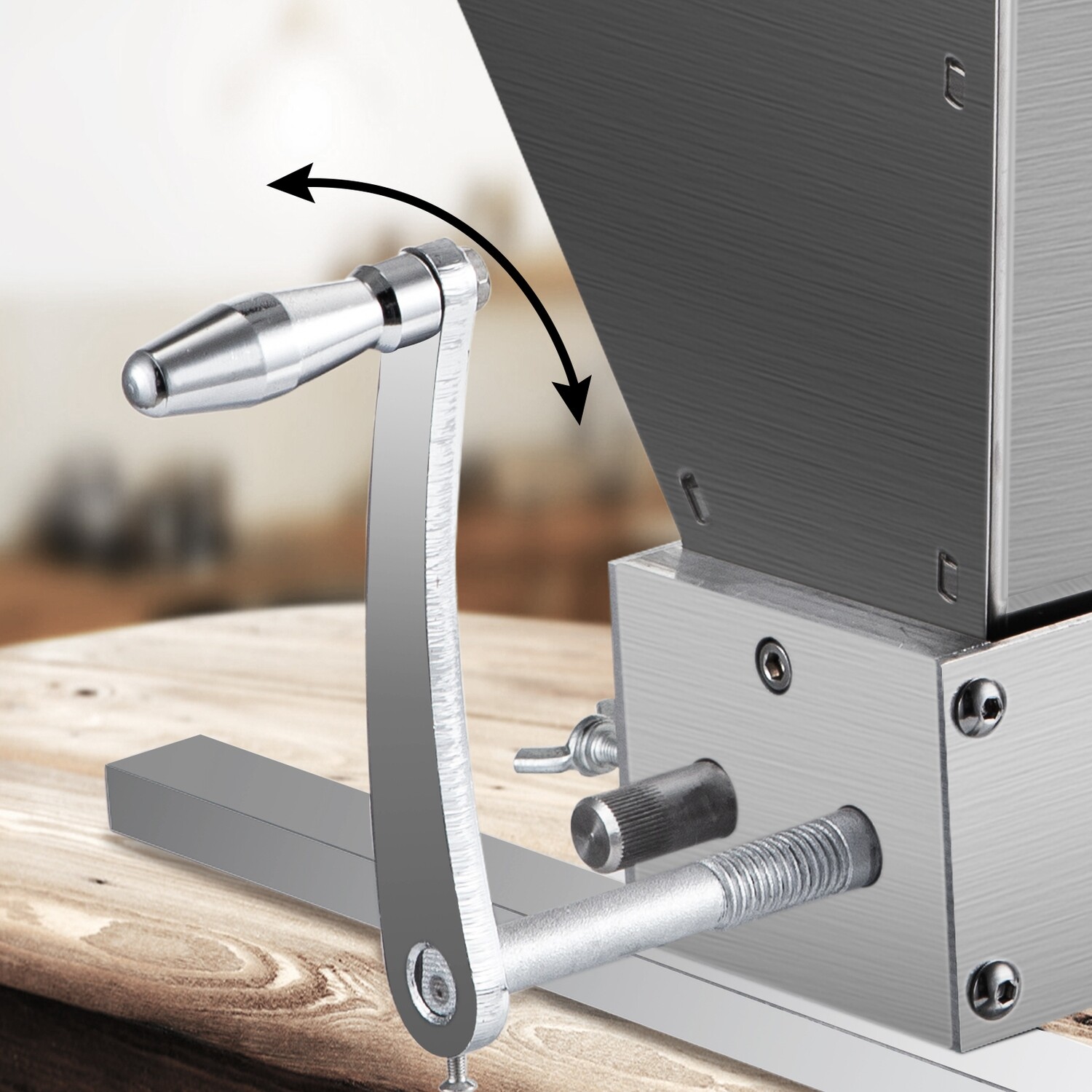 2-Roller Home Brew Grain Mill Grinder – 8lbs/Min High-Speed Malt Crusher