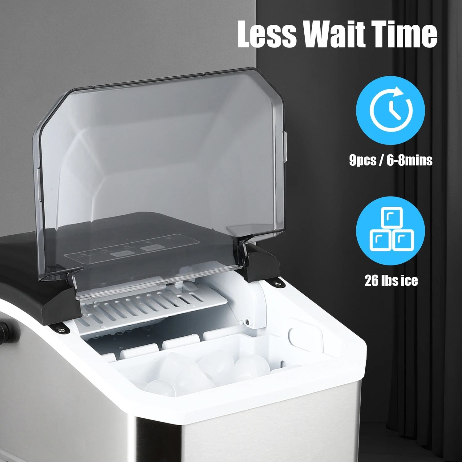 Portable Automatic Ice Maker 12KG Per Day
