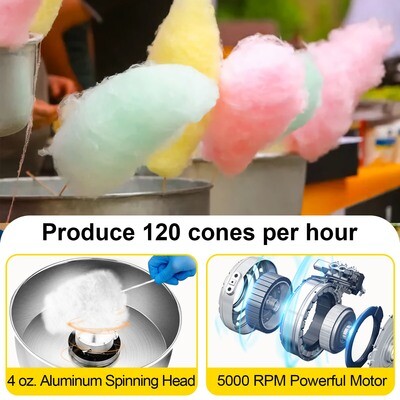 Sugar Party Carnival Great Street Price Factory Cotton Candy Machine