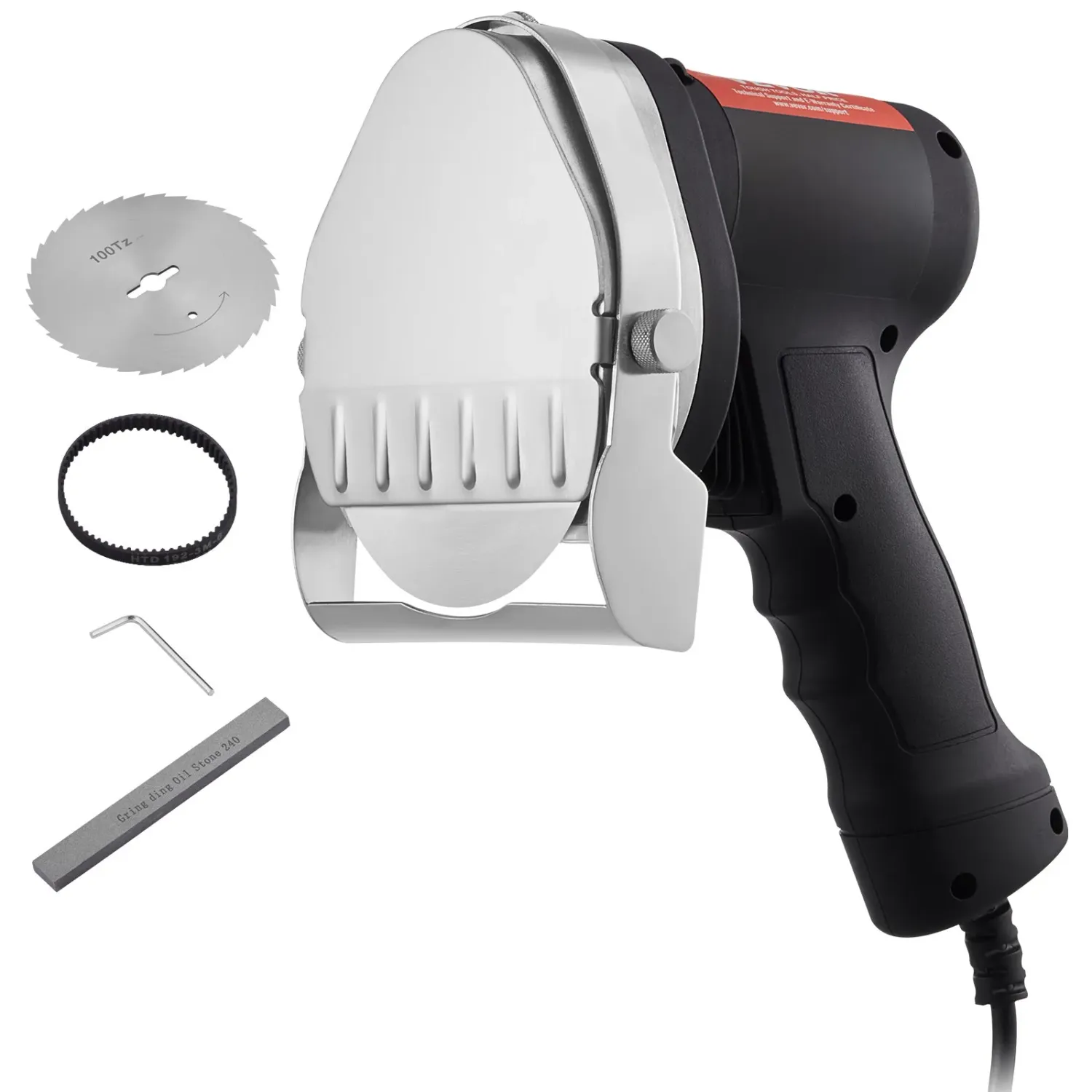 80W Commercial Electric Shawarma and Gyro Meat Slicer
