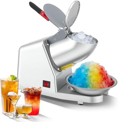 Electric Ice Crusher 300W Stainless Steel Machine with 2 Blades