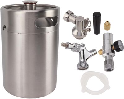 Mini Keg 170oz Stainless Steel Beer Kit