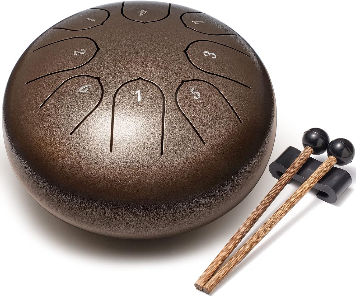 Steel Tongue Drum 6 Inch 8 Notes Meditation Drum