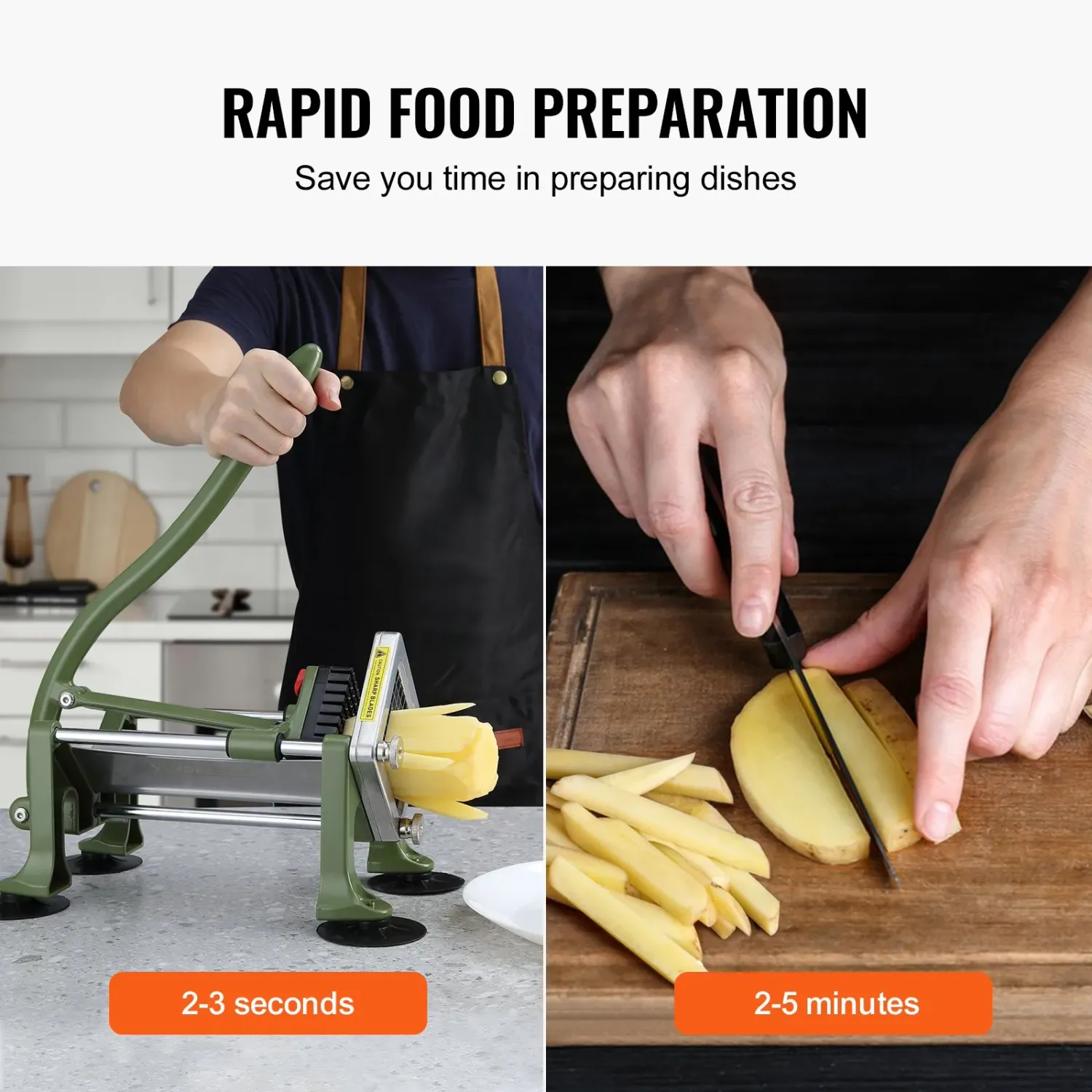 Potato Cutter Stainless Steel French Fry Slicer