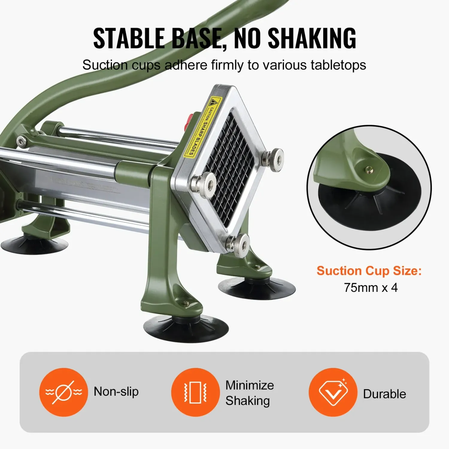 Potato Cutter Stainless Steel French Fry Slicer