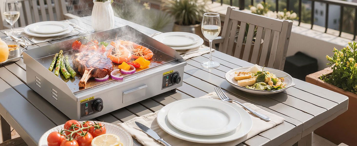 Electric Griddle 725mm Commercial Grill