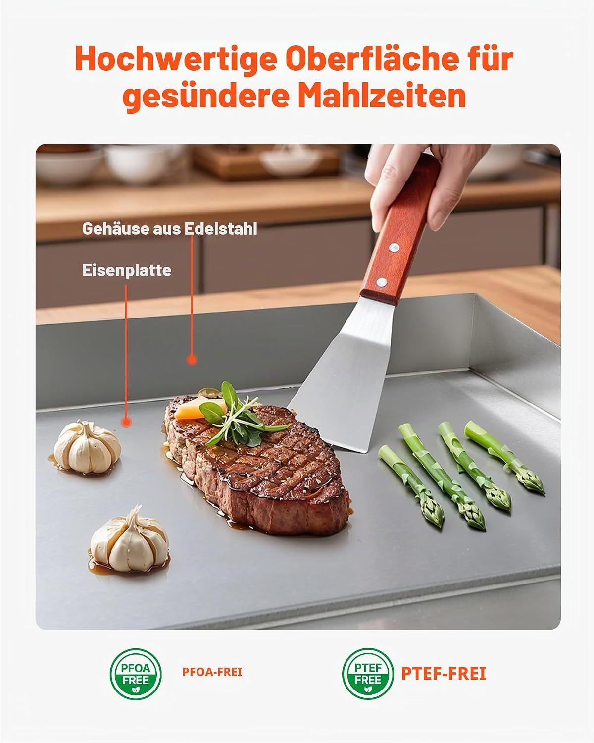 Electric Griddle 725mm Commercial Grill