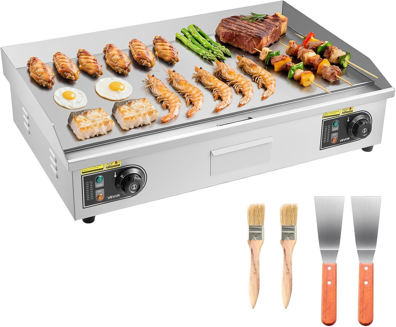 Electric Griddle 725mm Commercial Grill