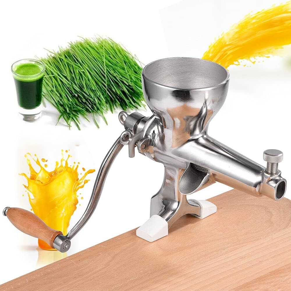Manual Stainless Steel Wheatgrass Juicer Fruit Extractor