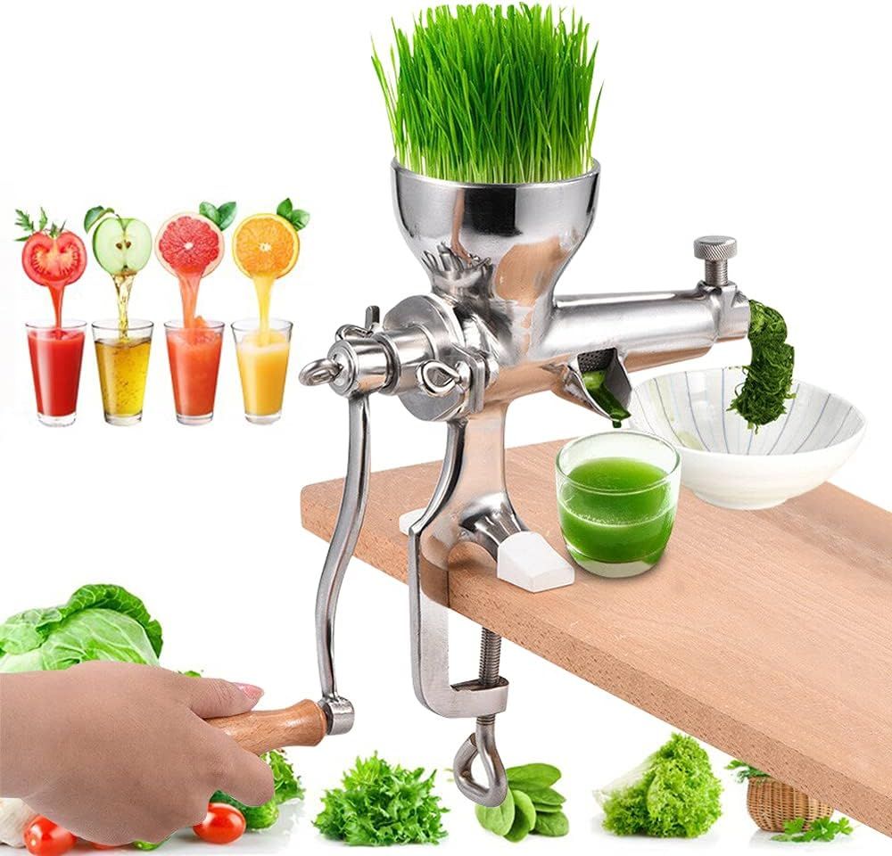 Manual Stainless Steel Wheatgrass Juicer Fruit Extractor