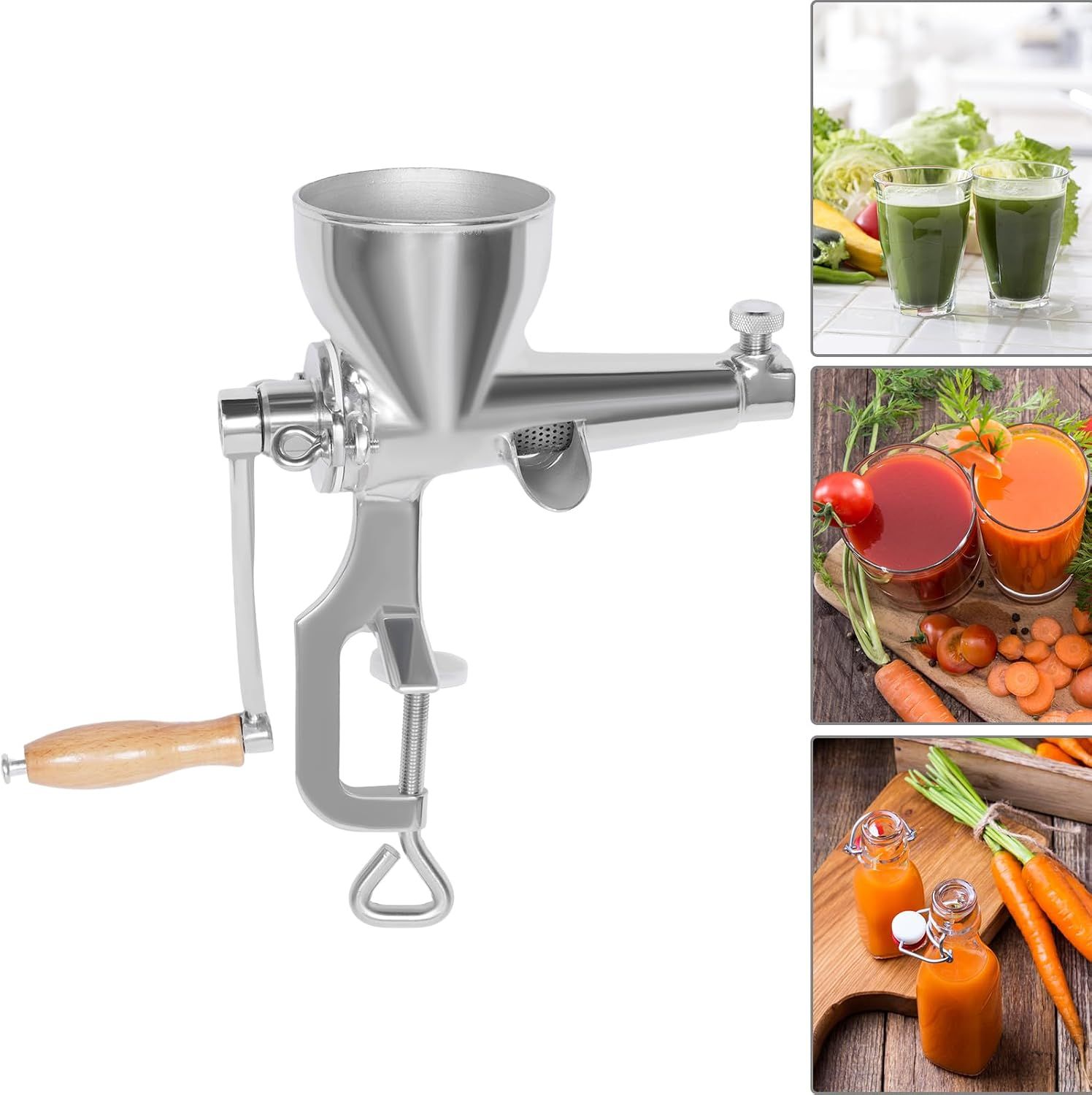 Manual Stainless Steel Wheatgrass Juicer Fruit Extractor
