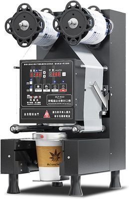 Automatic Cup Sealing Machine 700W, 90/95mm Electric Cup Sealer for Bubble Tea, Milk Tea, Juice &amp; Cold Drinks