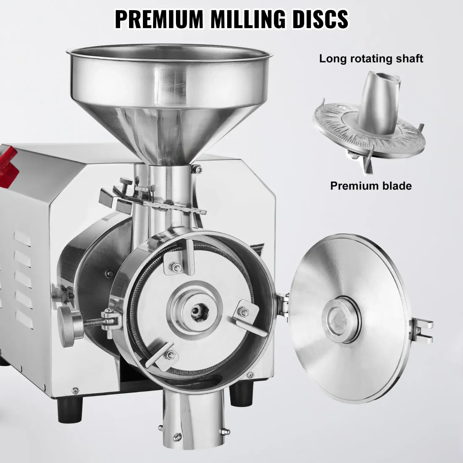 2200W Commercial Grain Grinder Soybean Corn Mill Machine