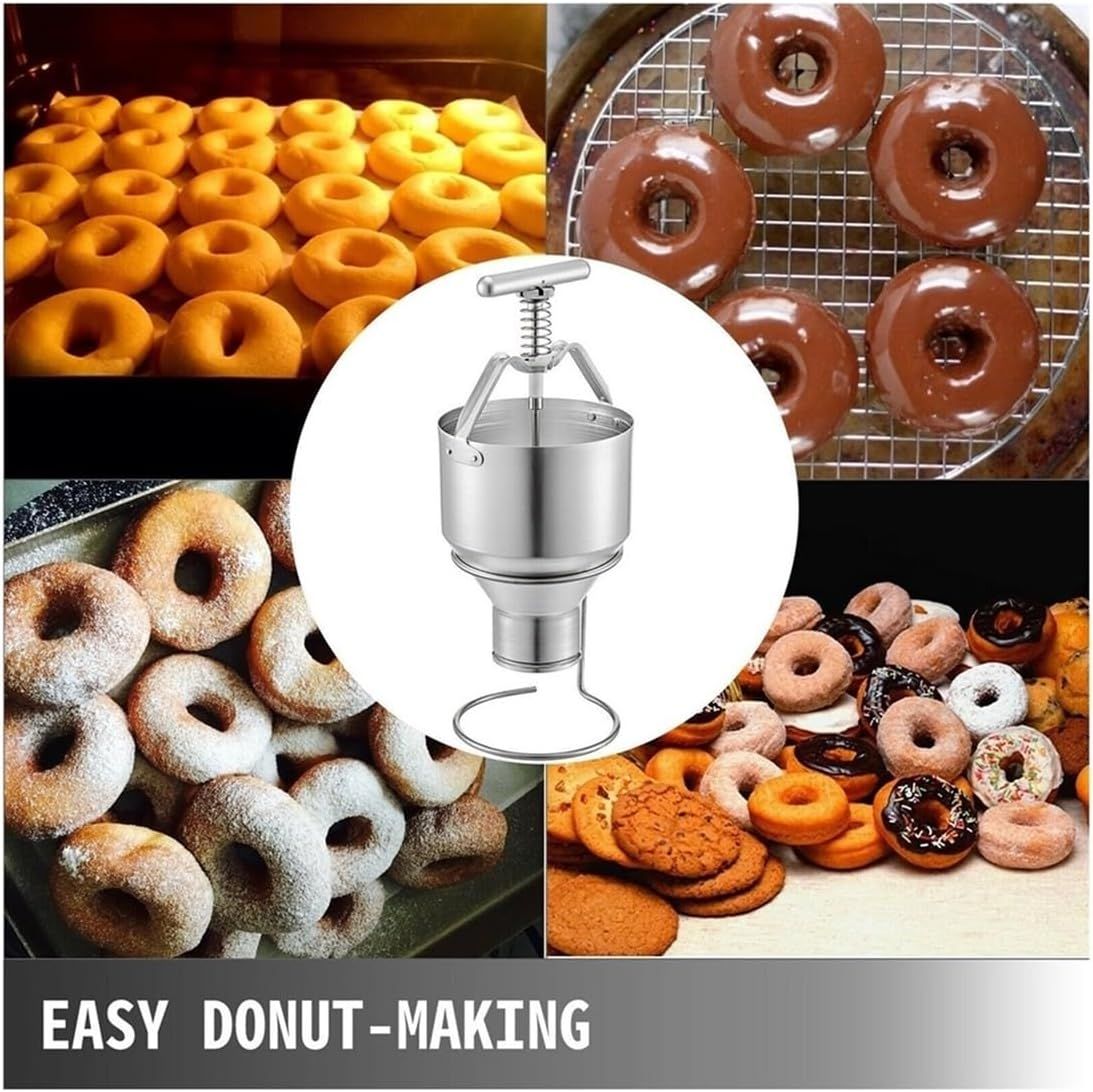 5L Manual Donut Depositor, Adjustable Batter Dispenser with 6 Thickness Settings