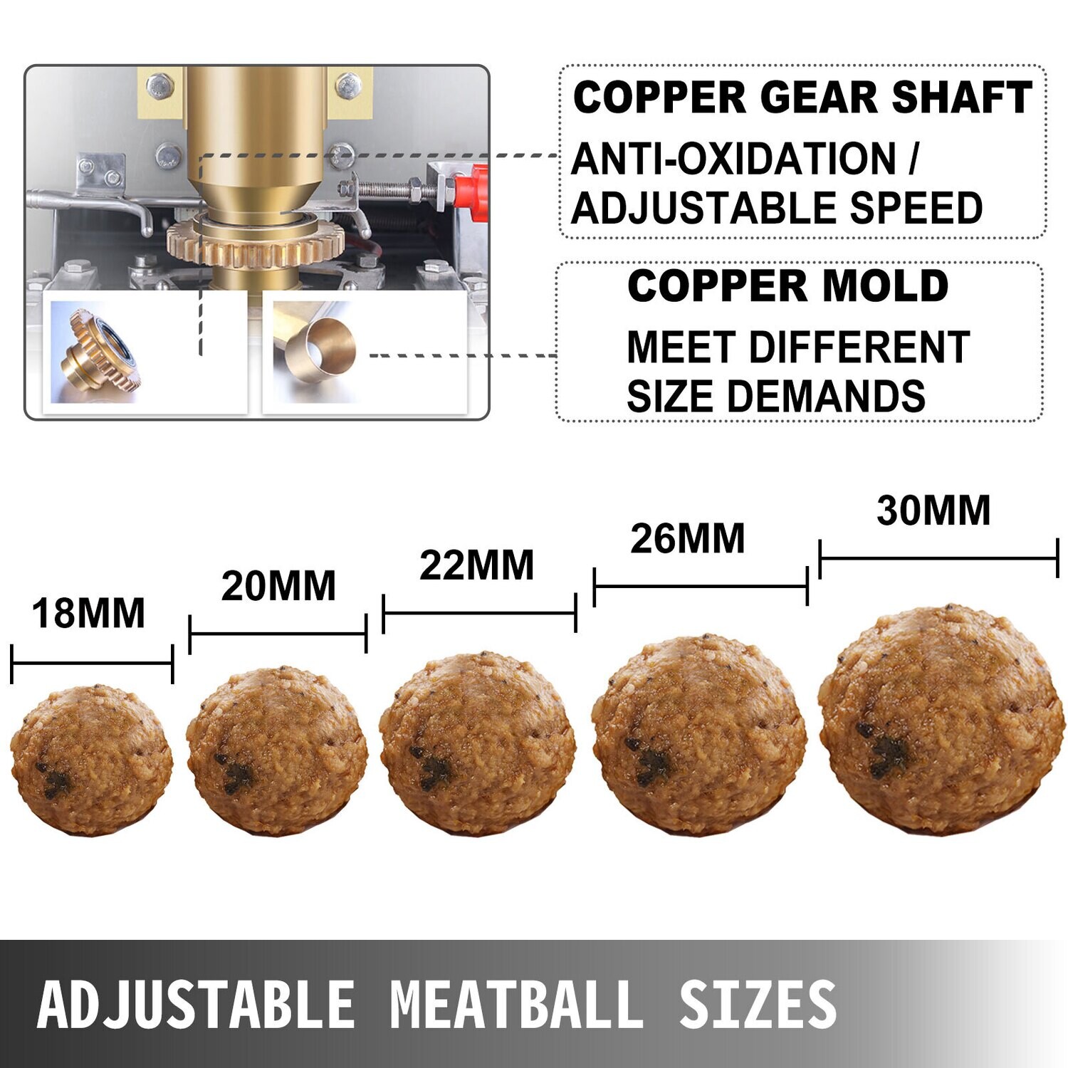 Electric Meatball Making Machine Stainless Steel