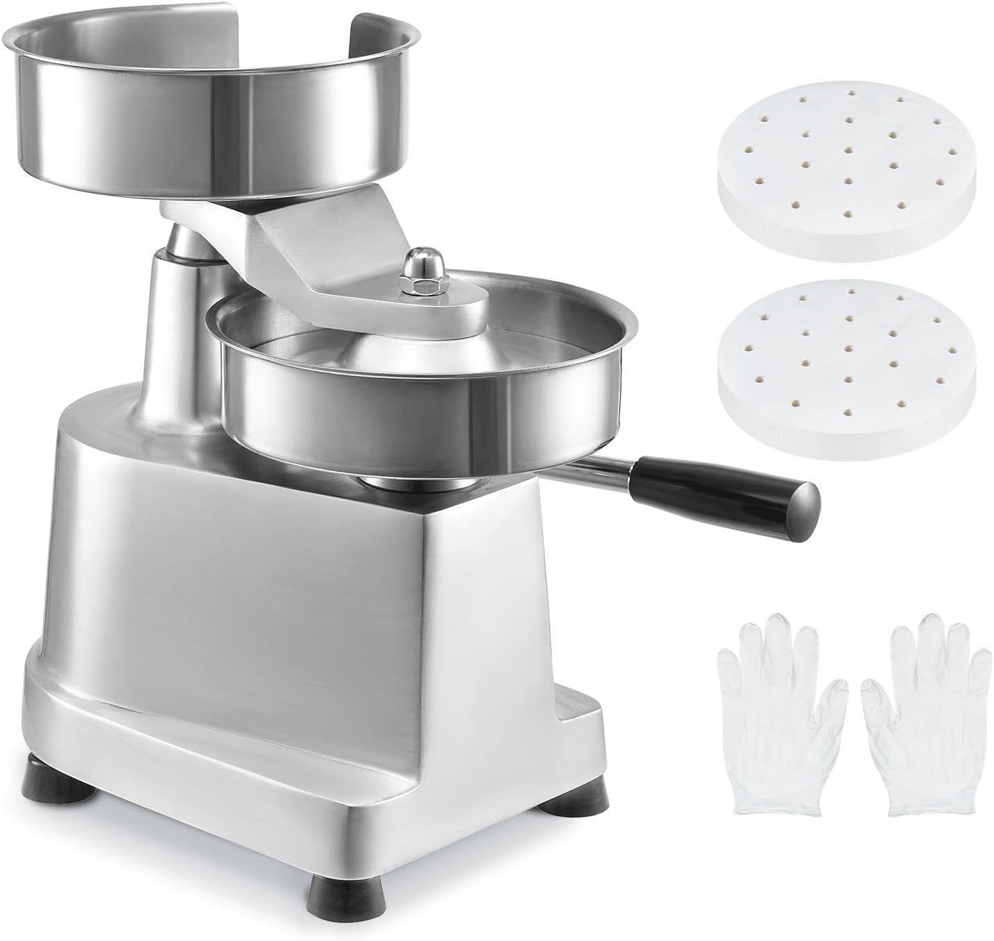 Commercial 150mm Burger Patty Maker Stainless Steel Burger Press