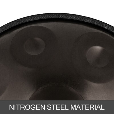 Advanced D Minor Hand Pan Drum – 9 Note Steel Tongue Drum with Soft 22 Hand Pan Bag