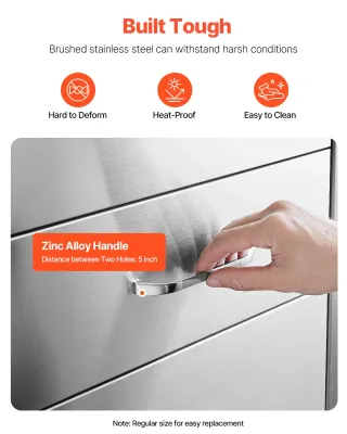 Outdoor Kitchen Drawers Triple BBQ Island  Stainless Steel  Cabinet