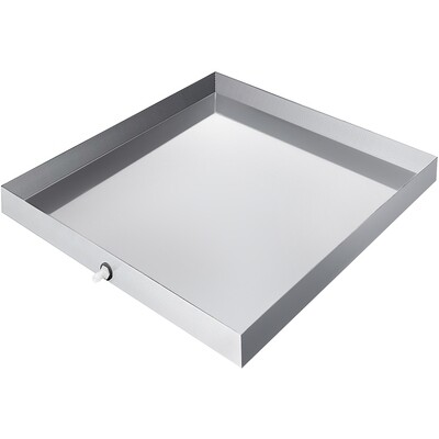 Stainless Steel Appliance Drain Pan – Large Water Leak &amp; Overflow Tray