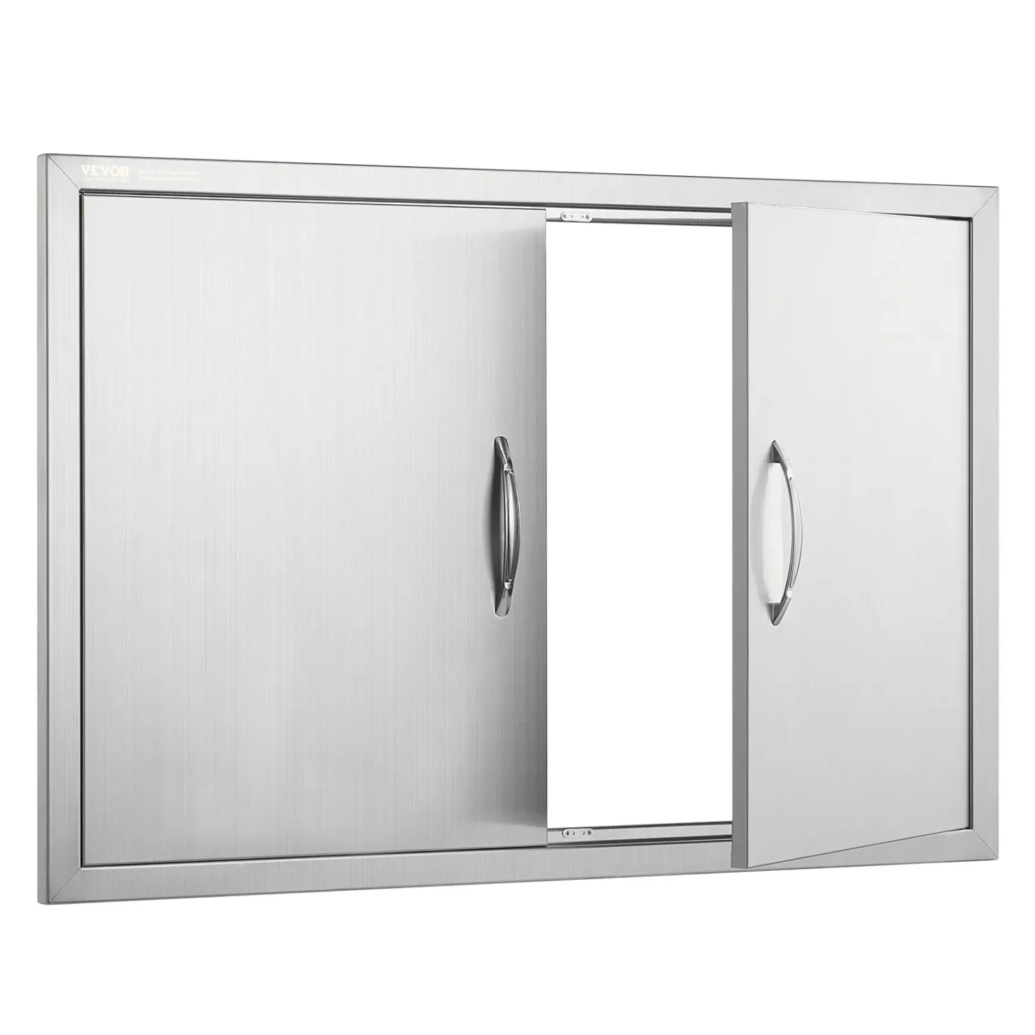 Stainless steel Walled Double Bbq Door Island For Kitchen, 39" x 26"