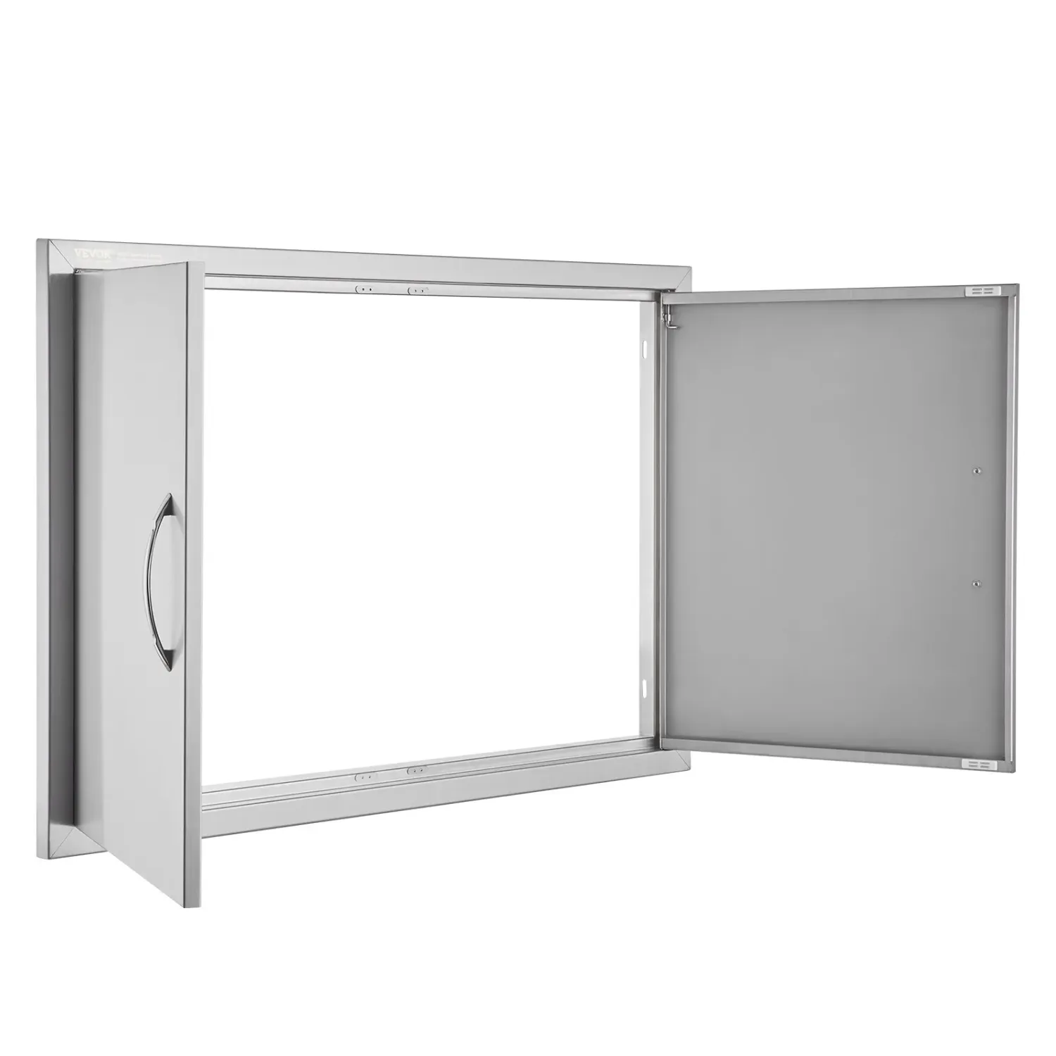 Stainless steel Walled Double Bbq Door Island For Kitchen, 39" x 26"