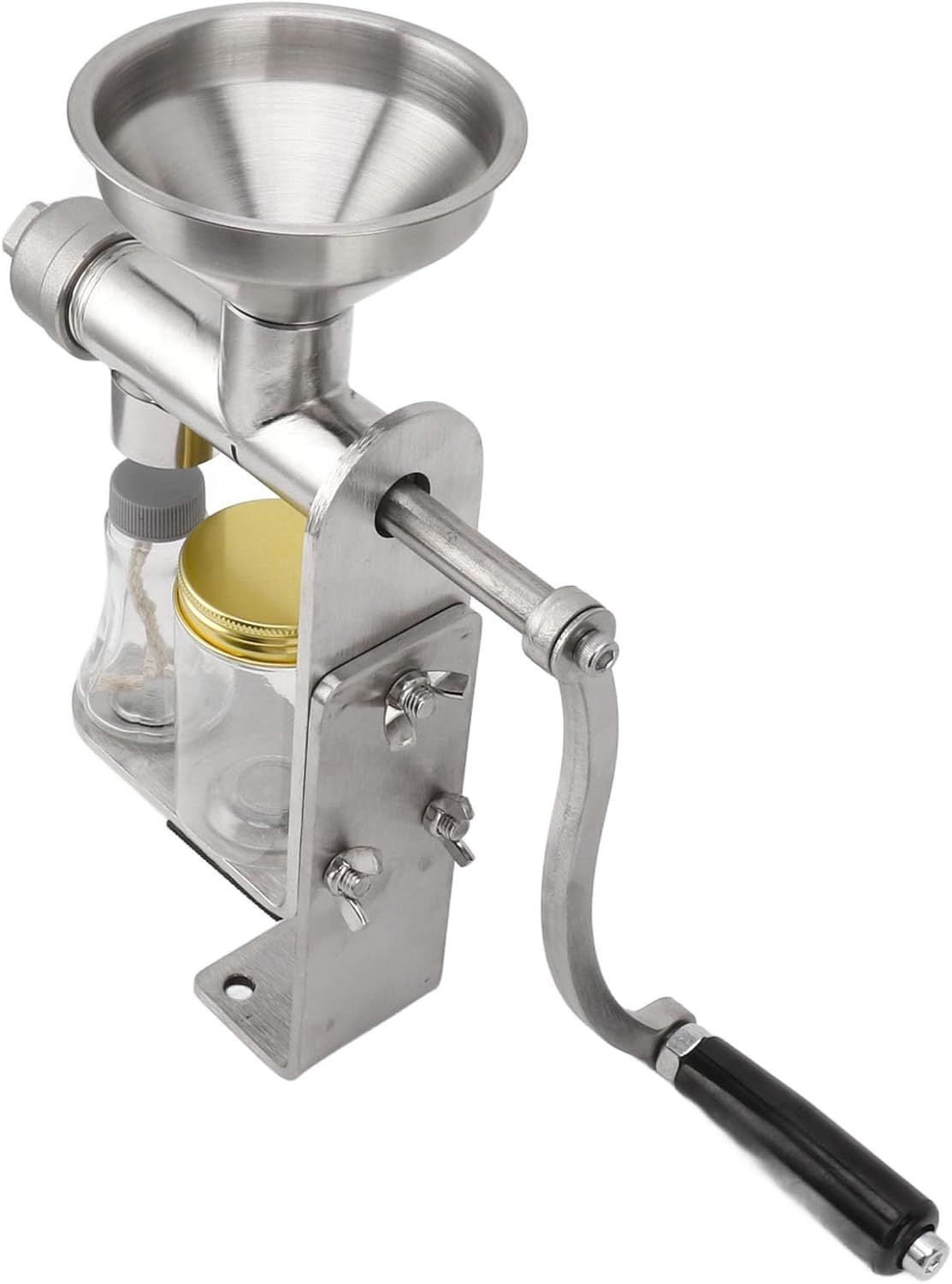 Stainless Steel Seed Olive Oil Expeller Extractor Hand Manual Oil Press Machine