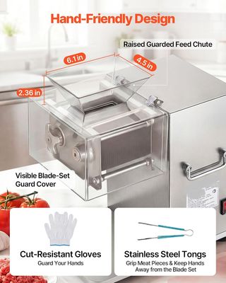 Meat Slicer 850W Commercial Cutting Machine