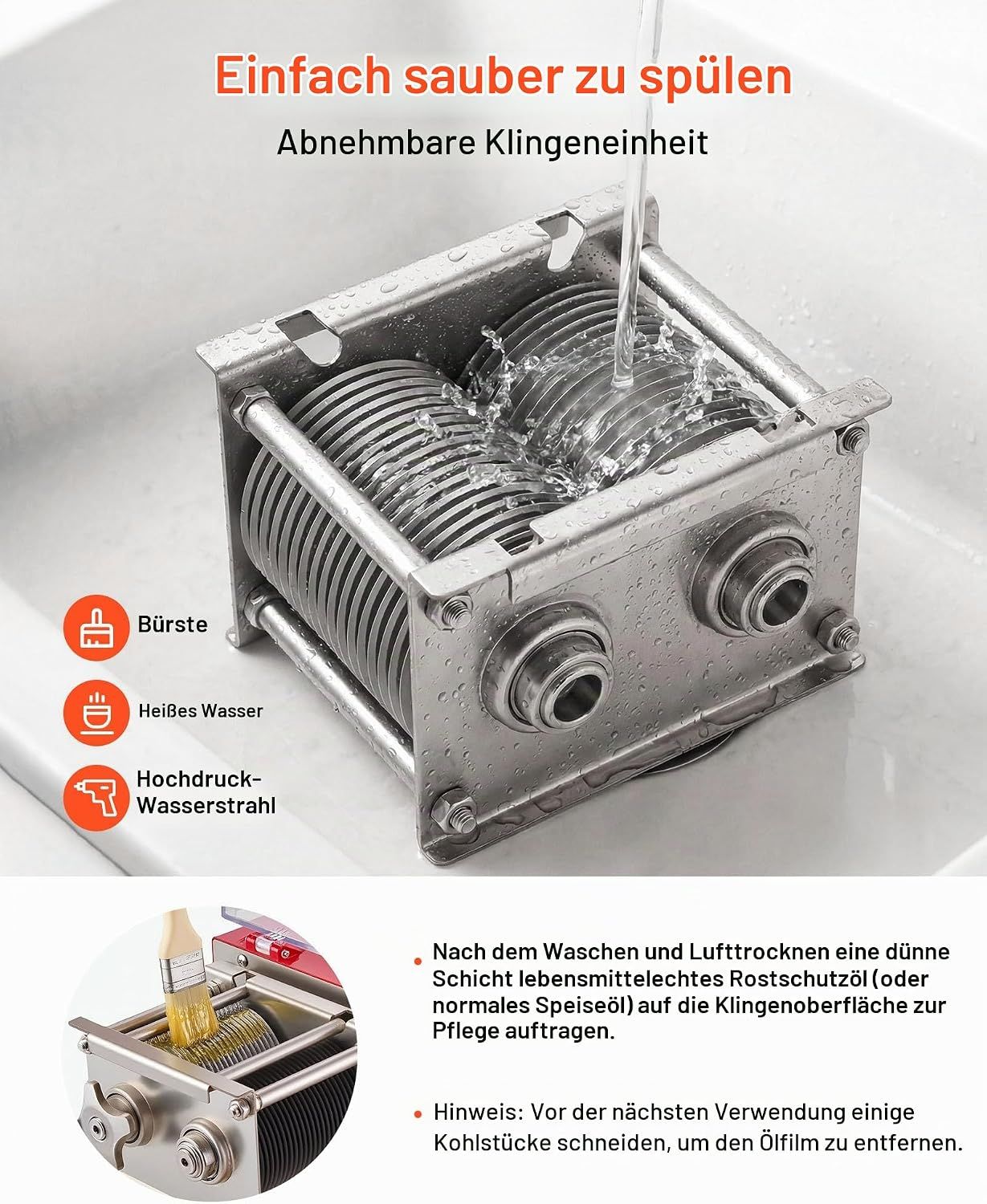 Meat Slicer 850W Commercial Cutting Machine
